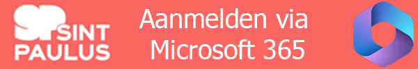 Sint-Paulus aanmelden via Microsoft 365
